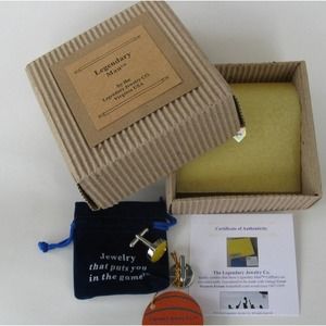 LA Lakers Cufflinks The Great Western Forum Basketball Court